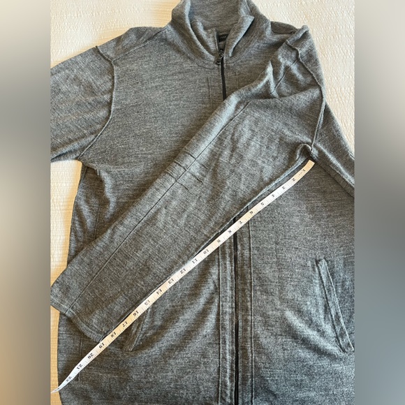 John Varvatos Gray Wool Blend Full-Zip Sweater Men's Size XXL - Picture 8 of 12